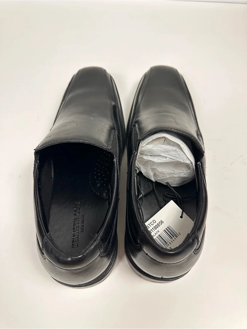 Kenneth Cole New York NY Leather Slip On Loafers Size 13 NWOB